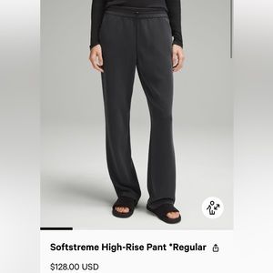 Lululemon Softstream High Rise Pant- Regular Length